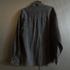 Vintage Levis Black Metal Button Denim Long Sleeve Button Down Shirt Size Xl