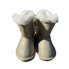 The Children   s Place Boots Toddler Girls Sz 5 Beige Faux Fur Lined Bow Winter