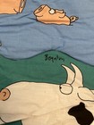 Boynton For Babies Quilted Farm Scene Wall Hanging 1990s Sandra Boynton Quilt
