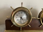 Seth Thomas Ships Bell Brass Helmsman Clock E537-001    Barometer E537-009
