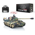 Used 1 16 Henglong 3888a German King Tiger 7 0 Rtr Ir Rc Tank Bb Airsoft Smoke