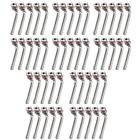 50 Kits New Tr545d Truck Tire Valve Stems For New 22 5   24 5 Alcoa Aluminum
