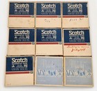 Lot 12 Reel To Reel 5  Tapes Plastic Reels To Reel Scotch  Magnetic   1 4 X 600