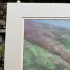Vintage Unframed Pastel Drawing Joie Wellbrook Smith - Helmsdale Valley Scotland