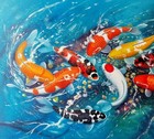 Koi Fish Painting Feng Shui Symbolism For Luck