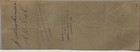 1897 Baltimore Md  Old Town Bank Check  Baltimore County