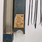 Grobet 6 Piece Swiss Die Sinker Rifflers 6    Length Antique 138mm No 2 Cut 2
