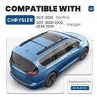For Chrysler Pacifica voyager 17-2026 23 Roof Rack Side Rail Cross Bar  82214552