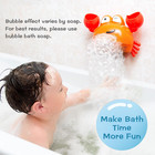 Kindiary Bath Toy  Crab Bath Bubble Maker For Baby  Toddlers 1-3  Infants  Kids 