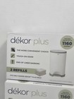 Dekor Plus Diaper Pail Refills 2 Boxes Holds Diapers Lot Read