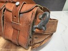 Swedish Military Leather Mauser Cartridge Belt Bandolier 5 Pocket Marked Ing3