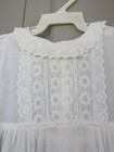 Antique Victorian Cotton Baby Christening Dress Hand Sewn Lace  Tucking C 1900