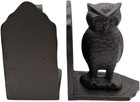 Antique And Vintage Animal Collection Cast Iron Set Of 2 Owls Bookends Art Booke
