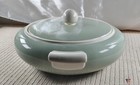 Villeroy   Boch   Green   Cream   Mid Century Ceramic Tureen