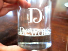 Dewars Highball Advertising Promo Whiskey Glass Etched 6 Oz Rocks Scotch Whisky