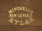 Old 1872 Map   Georgia - Alabama - Savannah   Authentic Mitchell Atlas Map  033