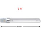 New 2x 9 Watt  9w Sunsun Hw404b Canister Filter Germicidal Uv Bulb Lamp
