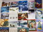 Traditional Style Christmas Card Lot Of 111 Pc With Envelopes Holiday Greetings