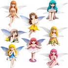 8pcs Miniature Fairy Figurines  Mini Fairies For Fairy Garden  Small Fairies    