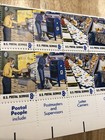 Us Scott   1498a  Postal Workers  Plate Block Of  20  1973 8   Stamps  Mnh
