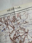 Senegal Dakar The Gambia Mauritanie 1943 Map 1 2 000 000 Very Clean Sheet