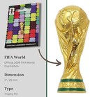 2026 Officially Licensed Fifa World Cup    Trophy Logo Lapel Pin