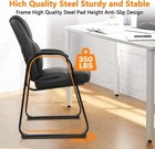 Office Waiting Room Chairs Set Of 8  Stationary Side Guest Chair  Comfort Chairs