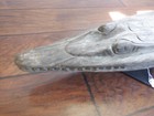 Sepik River Papua New Guinea Carved Canoe Prow  21 Inch On Metal Stand