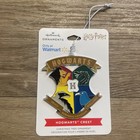 Hallmark Flat Metal Christmas Tree Ornament Harry Potter Hogwarts Crest