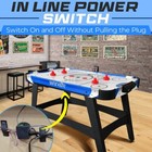 Serenelife 54   Air Hockey Table W  Digital Led Score Board  Powerful 12v Motor