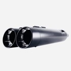 Black 4 5   Slip Ons Mufflers For 17-up Harley Touring Exhaust Upgrading