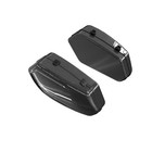 Black 100  Carbon Fiber Left Right Saddlebags For Harley 18-later Softail Fxbb