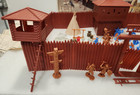 Vintage Marx Fort Apache Playset  Model 3681a With Original Box