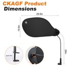 Large Adjustable Office Cubicle And Desk Shade     Flexible Desk Light Blocker For
