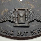 Round Metal Sundial Plaque  i Count None But Sunny Hours  9   iron Art Jm2 