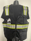         detroit Lions Reflective Safety Ppe Vest W reflective Logo M l xl 2x 3x 4xl