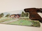 Antique Warrented Superior 27  Handsaw Inlaid Handle Hand Painted Ooak Rare 
