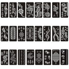 24 Sheets Henna Tattoo Stencils For Hands Arms Body Feet Back  Henna Tattoo K   