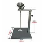 Pneumatic Paint Shaker Machine Air Pint Quart Gallon Mixer 1 4hp Stainless Steel