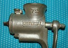 Vtg No  72 Universal Hand Crank Meat Grinder Made In The Usa Cast Iron