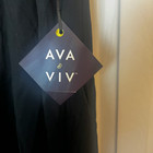 Ava   Viv Black Maxi Skirt Size Xxl New
