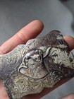 Vintage Diablo Belt Buckle Sterling Silver Western Ram Sheep Rodeo Cowboy