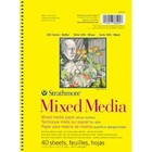 Strathmore Mixed Media Vellum Spiral Paper Pad 5 5 x8 5  40 Sheets