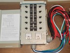 10-circuit 30a Generator Transfer Switch - Complete Pre-wired Kit  Inlet   Cable