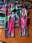 Big Lot Kids Girls Leggings Capri Pants Sport Adidas Puma Lularoe Size L 14