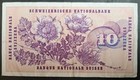 1972 Switzerland 10 Francs P45r2  72h042799 