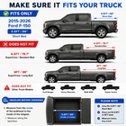 5 5ft Hard Tonneau Cover 4-fold For 2015-2026 Ford F150 F-150 Truck Bed Cover