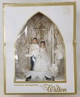 Vintage Wilton Bride And Groom Gazebo Wedding Cake Topper 10  X 7  X 4 