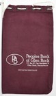1960s Peoples Bank Deposit Bag One Manchester Street Glen Rock Pennsylvania