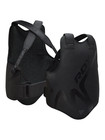 Rdx Noir Chest Guard For Boxing  Muay Thai  Mma Training  Leather Body Protector
